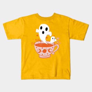 Cute Halloween kawaii boo Kids T-Shirt